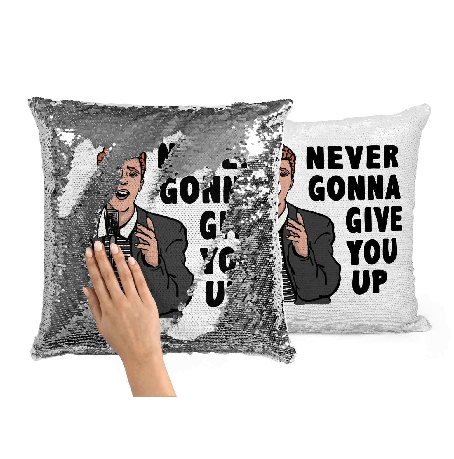 magic sequin cushion